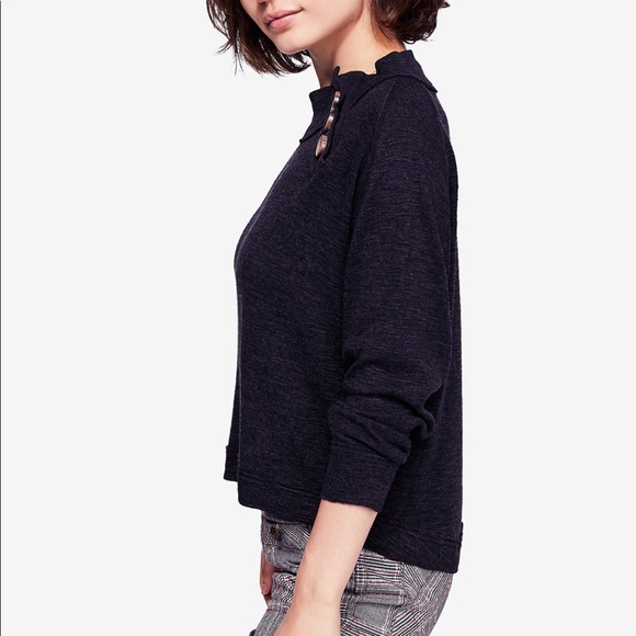 Free People Don’t Forget Me Top Medium NWT Black - Picture 3 of 7